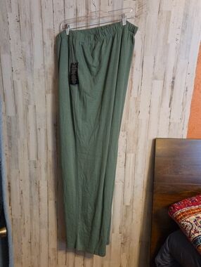 Woman Within Olive Green Men's Lounge Joggers
